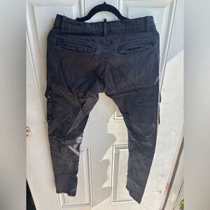 Zara Men's Charcoal Cargo Pants